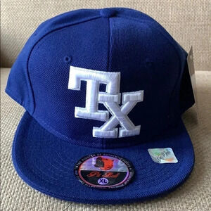 Fitted Cap Blue Texas Size XL New